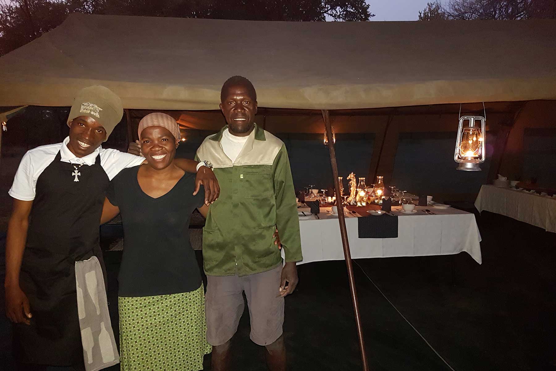 Chase Africa Safaris camp staff