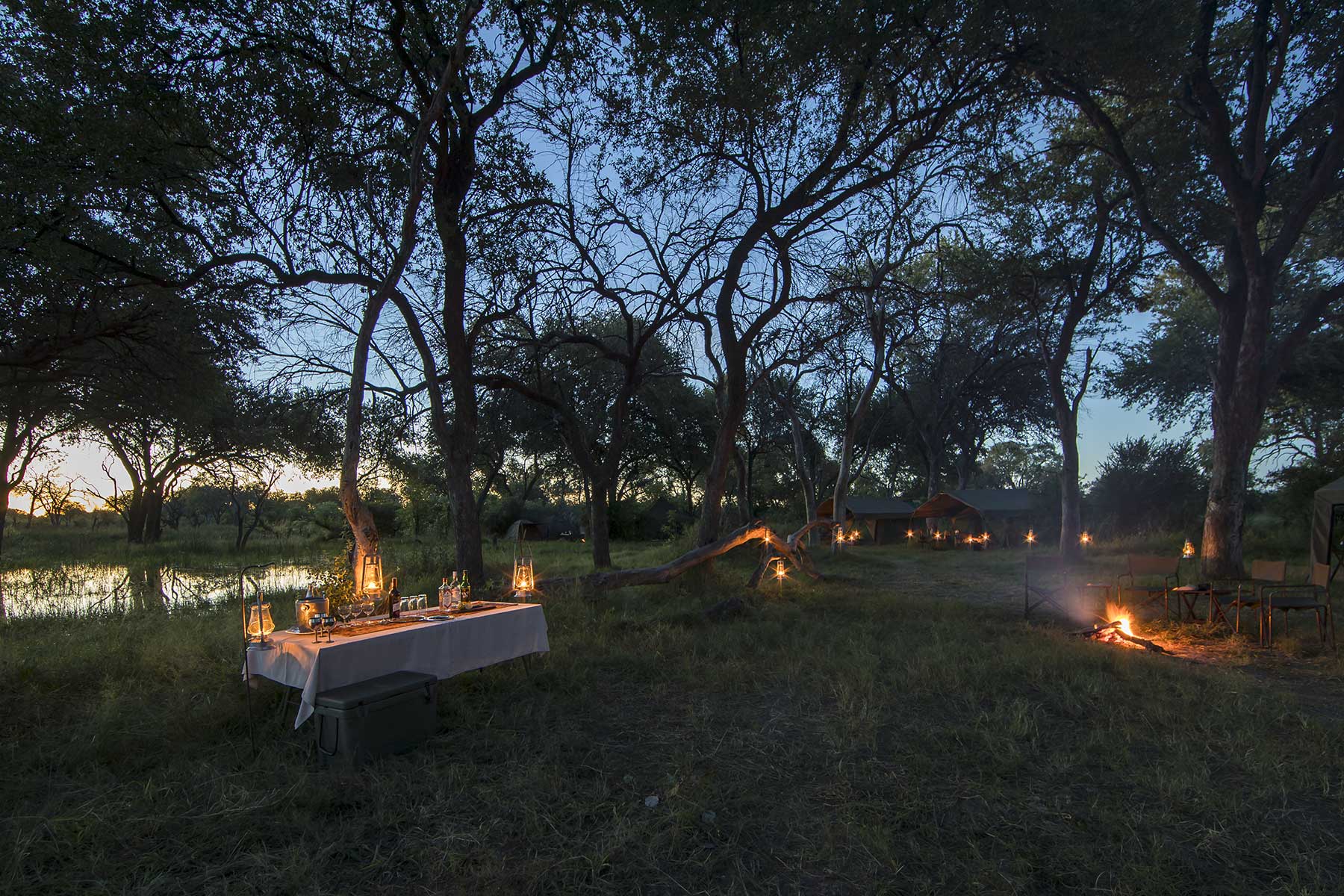 Chase Africa Safaris camp setup