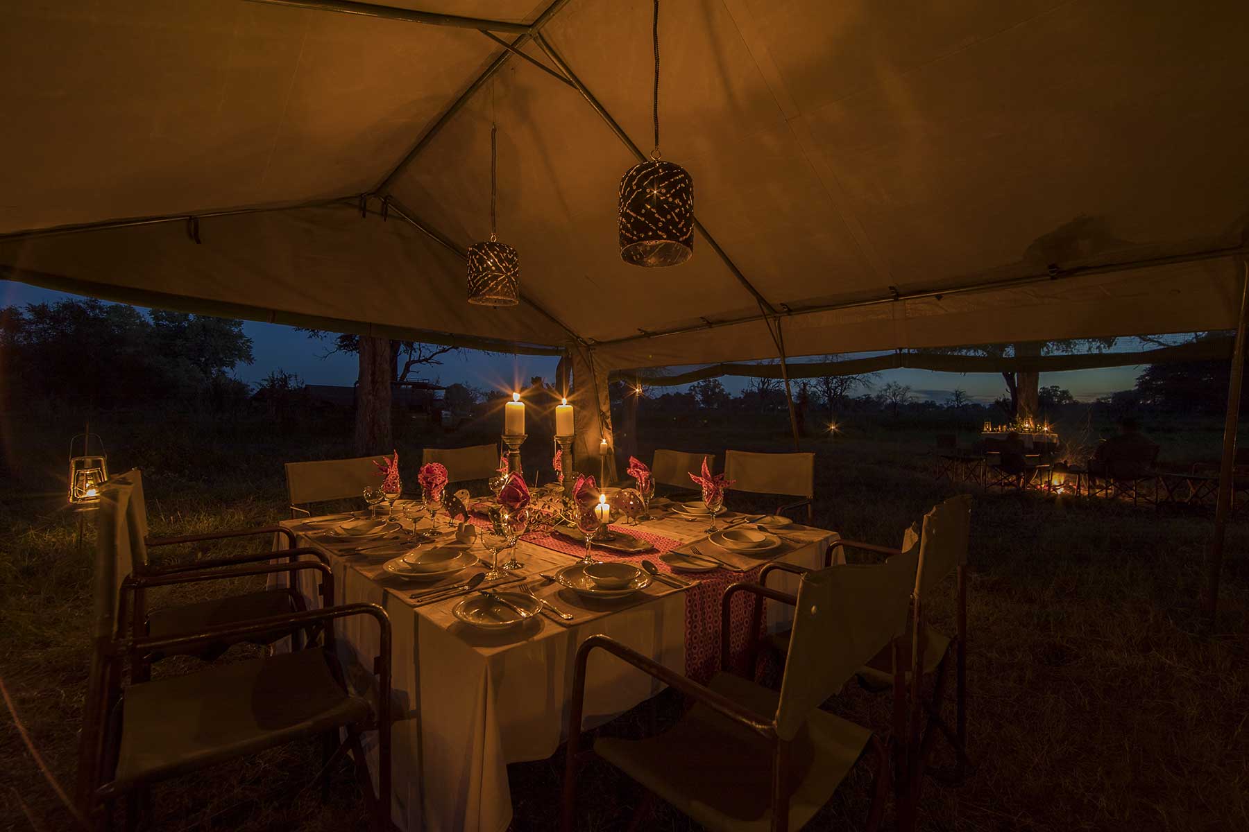 Chase Africa Safaris luxury dining tent