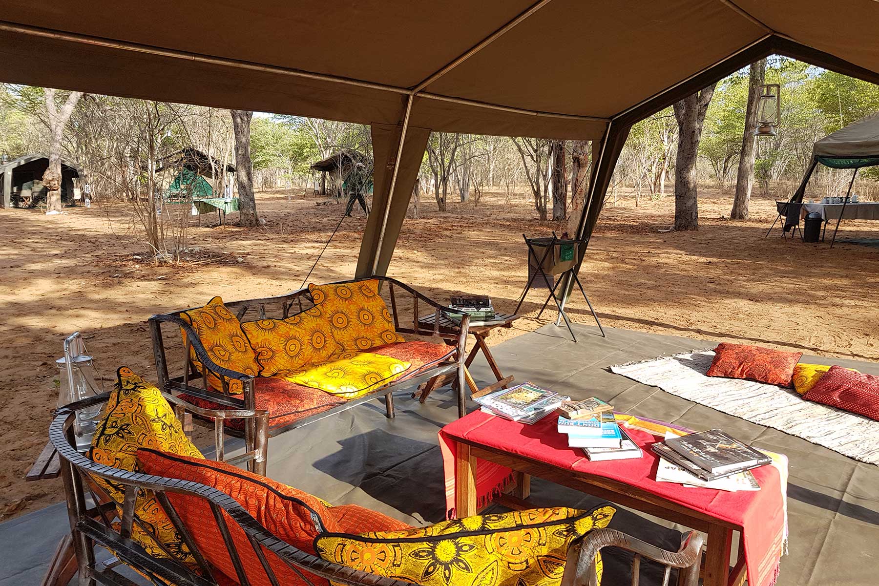 Chase Africa Safaris luxury lounge tent