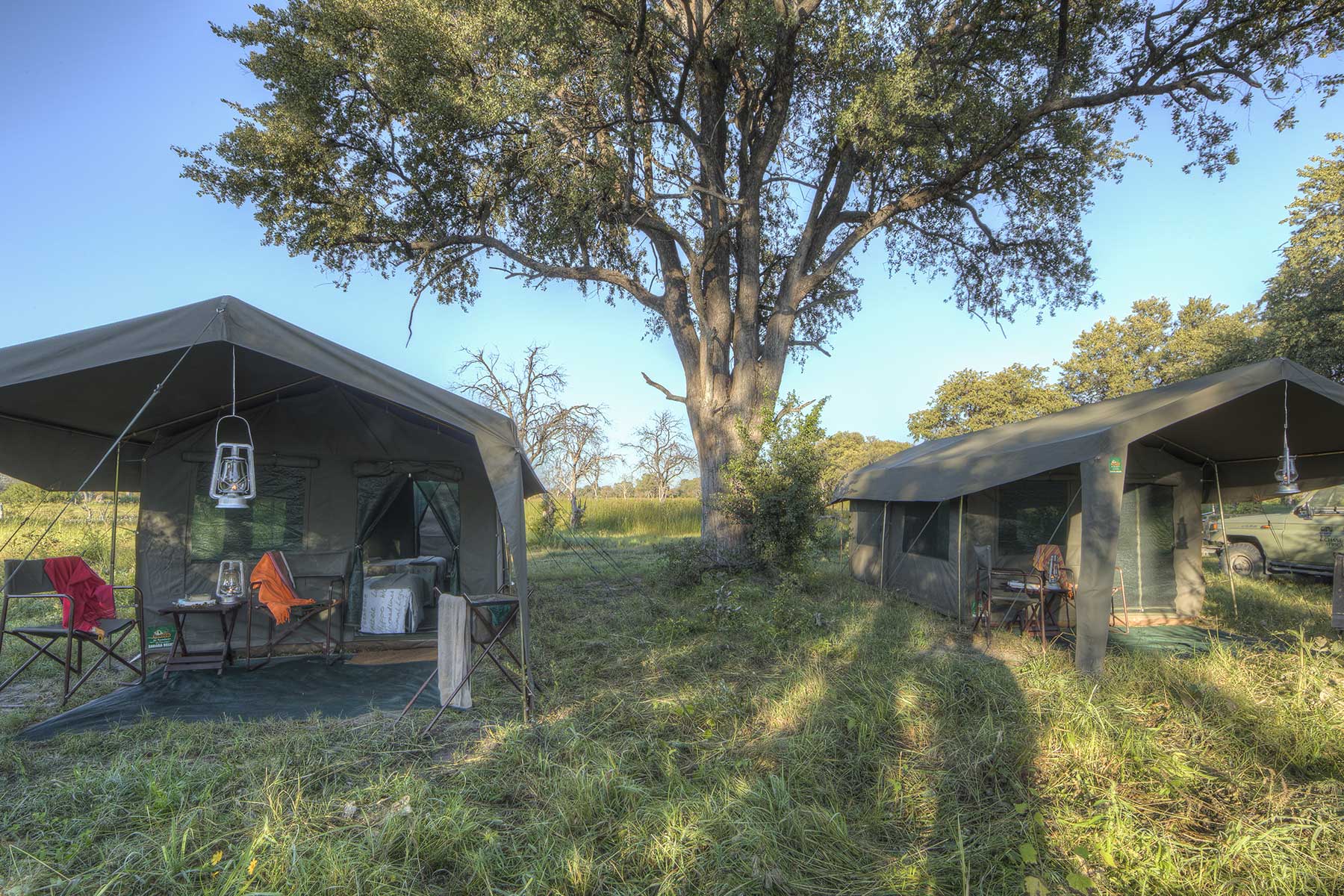 Comfort ensuite tents with Chase Africa Safaris
